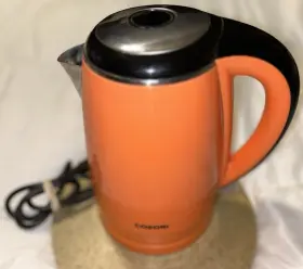 Co172-ek Cosori Electric Kettle #co172-ek Double E-wall Orange Color Insulated 1500w