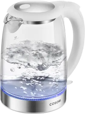 Gk172-02 Cosori Electric Kettle No Plastic Filter And Spout 1.8 Quarts Ivory White