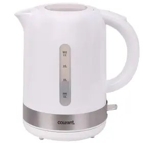 Bkep-175wob Courant 1.7l 360 Cordless Electric Kettle Led Light Water Level 1000w White
