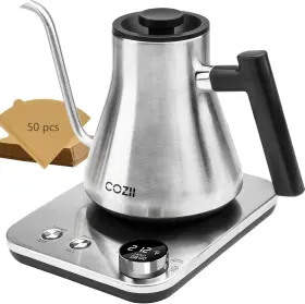 Cozii 800689646502 Gooseneck Electric Kettle 1200w Rapid Heating Water Heater