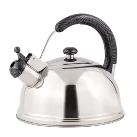 72107 Creative Home Cobra 2.7 Quart Stainless Steel Whistling Tea Kettle