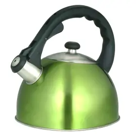 Creative Home 887705316946 Satin Splendor 2.8 Quart Stainless Steel Stovetop Whistling Tea Kettle With A
