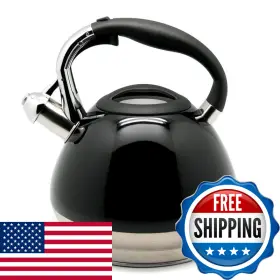 B00sfaeu6c Creative Home 3.5 Quart Whistling Tea Kettle For Stovetop Food Grade Stainless