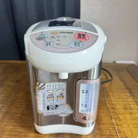 Bm-40u3 Crown Water Boiler Thermo Pot 4 Liter 2-way Warmer Works Great