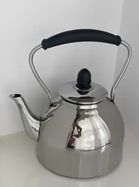 Ba-170 Cuisinart Stainless Stel Tea Kettle Steam Whistling Lid 2 Qt