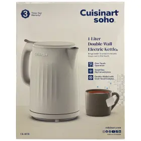 Ck-10tr Cuisinart Soho 1-liter Double-wall Electric Kettle With Cord Storage Truffle
