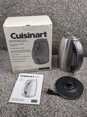 Cpk-17fr Cuisinart Perfectemp Cordless Programmable Kettle Complete In Orig Box