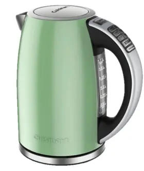 Cpk-17p1mt Cuisinart 1.7l Stainless Steel Cordless Electric Kettle 6 Temp Presets - Mint