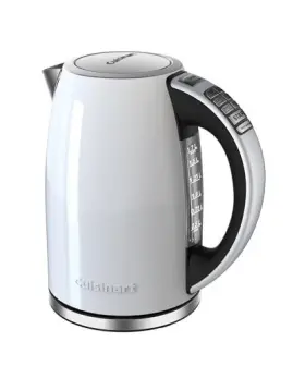 Cpk-17p1w Cuisinart 1.7l Stainless Steel Cordless Electric Kettle With 6 Preset Temperatures