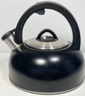 Ctk-ss19mbk Cuisinart 2 Quart Classic Brilliance Black Whistling Tea Kettle Euc