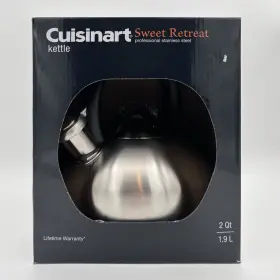 Gb-ctk-ss4 Cuisinart New Stainless Steel Whistling Sweet Retreat Tea Kettle 2 Quart Teapot