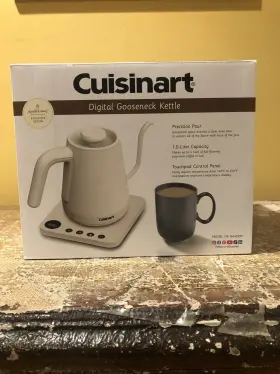 Gk-1hhcrm Cuisinart Brand New Digital Electric Gooseneck Kettle With Touchpad Heating Base