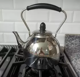 Ba-170m Cuisinart V#29131 Stainless Steel Stovetop Tea Kettle Retro Vtg 2 Quart Rare Htf