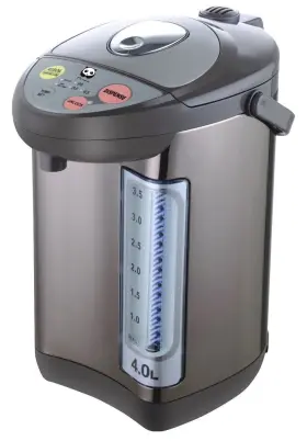 Cuisine Talent 628693461078 Panda Electric Water Boiler And Warmer 4.0l Stainless Steel/brown 750w Si