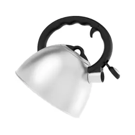 50402 Culinary Edge Whistling Tea Kettle 2.5-quart Satin Finish 7.5 X 9