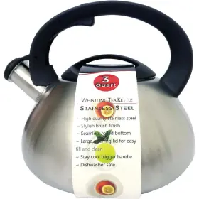 Culinary Edge 50408 3 Quart Whistling Tea Kettle 680863504084
