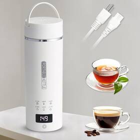 Daoseolo 740625199429 Compact Portable Electric Kettle Lcd Display With 6 Temperature Settings 304 S