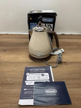 Kbov1200j-bg Delonghi Icona Vintage Electric Kettle-1.0l Dolce Beige
