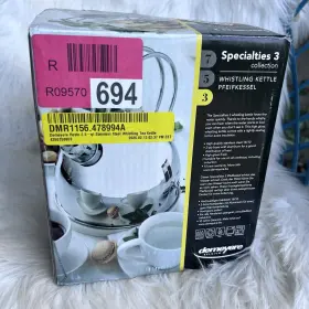 Demeyere 412191455012 Stainless Steel Whistling Tea Kettle
