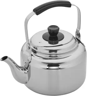 Demeyere Belgium 759284399026 Open Box Resto 4 Quart Stainless Steel 3 Water Tea Kettle 4qt