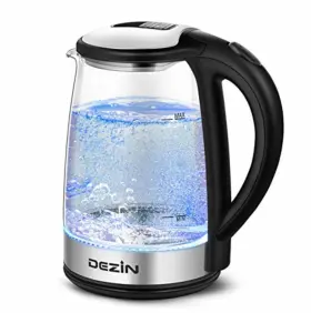 Ves185 Dezin Electric Kettle Glass Tea 1.8l - Free Ship