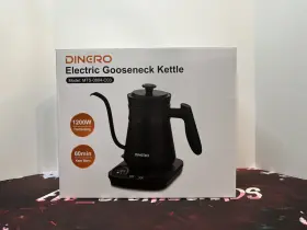 Mts-0804-c03 Dinero Electric Gooseneck 0.8l Tea Kettle And Led Screen-stainless Steel-1200w-new