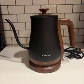 Disezeit Dz-801 Keebar Gooseneck Electric Kettle - Stainless Steel Auto Shut Off/0.8 L Black