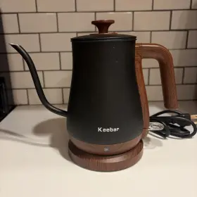 Dz-801 Disezeit Keebar Gooseneck Electric Kettle - Stainless Steel Auto Shut Off/0.8 L Black