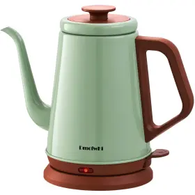 B086s7r4dh Dmofwhi 1.0l Gooseneck Electric Kettle Stainless Steel Tea Coffee Brewer Green