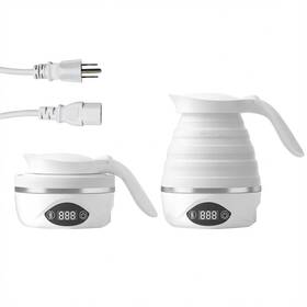 Dr.terrific 978624360616 Collapsible Travel Kettle Electric Portable Foldable For Boiling Water