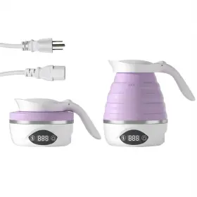 Dr.terrific 978624360623 Collapsible Travel Kettle Electric Portable Foldable For Boiling Water