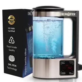 Dr.water 467390419773 Hydro Kettle 2l Hydrogen Generator With Spe-pem Electrolysis
