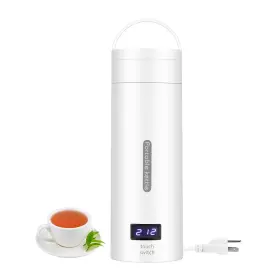 Dreamosa 712396450436 Portable Travel Electric Kettle 350ml Small Tea With 4 Tempe