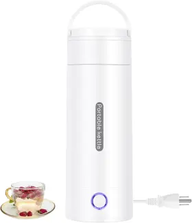 Dreamosa 744110153422 Portable Travel Electric Kettle 350ml Small Tea Mini