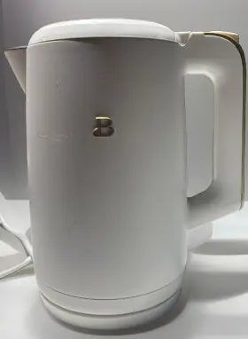 Drew Barrymore 195925264382 Beautiful 1.7l One-touch Electric Kettle White With Manual