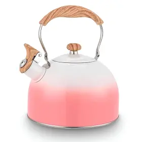 Drieamboat 226437467801 Whistling Tea Kettle 2.6 Quart Pot With Cool Touch Ergonomic Handle Food