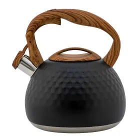 Drieamboat 926162387879 Tea Kettle Stainless Steel Teapot With Cool Touch Wooden Handle 3 Quart Stove