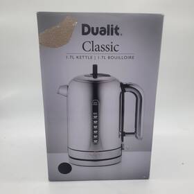 Dualit 72815 Classic 1.7l Polished Stainless Steel Kettle 72837 Rapid Boil Us 120v