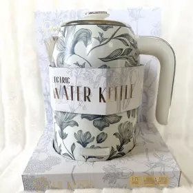 Dsskp2 Dwellstudio Blu Dwell Studio Viral Electric Kettle 1.7l Floral Cottage Grandmillennial Kitchen