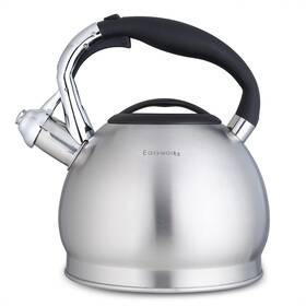 Easyworkz Ez-tk100b Whistling Stovetop Tea Kettle Food Grade Stainless Steel Hot Water
