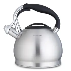 Ez-tk100b Easyworkz Whistling Stovetop Tea Kettle Food Grade Stainless Steel Hot Water