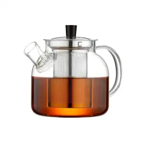 Ehusbs800ml Ehugos Glass Teapot With Removable Infuser 800ml 27oz Stovetop Clear