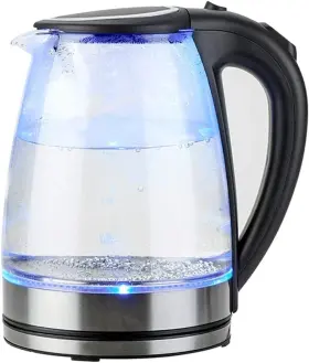 Electric Kettle 313024654631 1.8l Automatic Shut Off Stainless Steel Borosilicate Glass 360