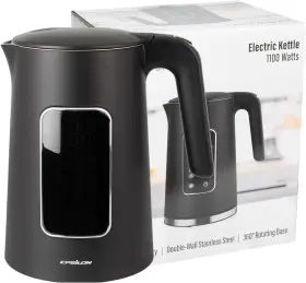 Ek-eps6801d1 Electronics Lcd Electric Kettle 1100w - 1.7l Hot Water Tea With Digital Display Temp