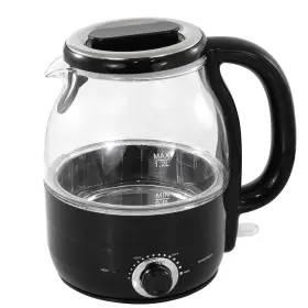 Ekt2105 Elite Cuisine 1.2l Adjustable Temperature Electric Honeypot Glass Kettle