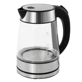 Ekt605 Elite Cuisine Cordless 1.7l Glass Kettle Stainless Steel Accents