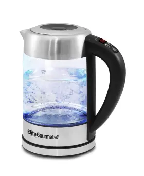 Ekt-1789d Elite Gourmet 717056125990 1500w Programmable With 5 Temp Settings Warm Function Bpa-free Glass