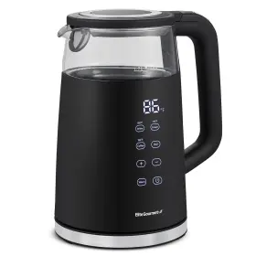 Ekt8717 Elite Gourmet 717056131403 1.7l Double Wall Cool Touch Electric Tea Kettle Glass