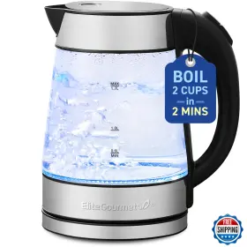 B07hyztjtp Elite Gourmet Ekt-602 Electric Bpa-free Glass Kettle Cordless 360 Base Stylis