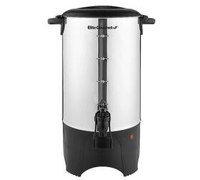 Elite Gourmet Ccm040 Stainless Steel 40-cup Coffee/hot Water Urn - Free Ship
